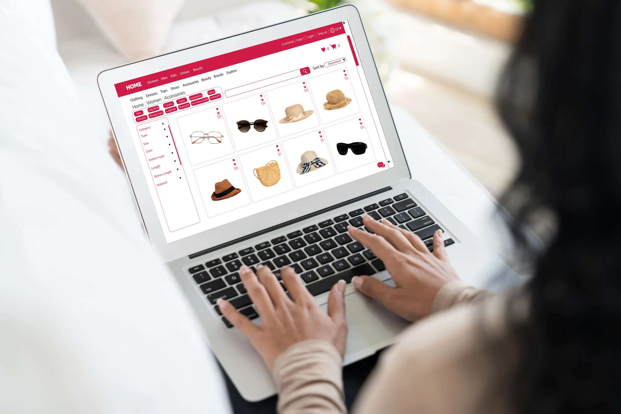 A screenshot of an online store dashboard