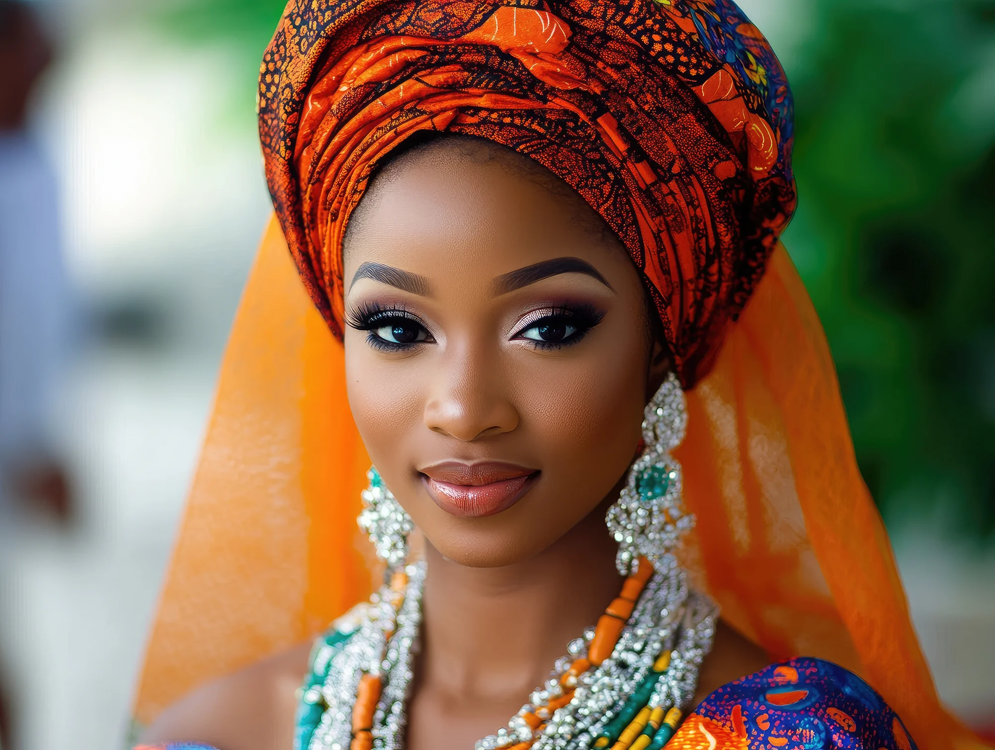 Colorful traditional attire popular among Nigerian online shoppers